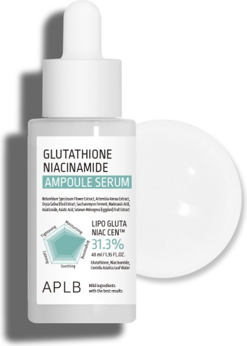 APLB ампульная сыворотка Glutathione Niacinamide Ampoule Serum для лица 40 мл