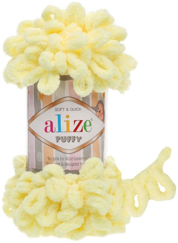Моток Alize Puffy 13 - Светло-жёлтый 9 м 100 г