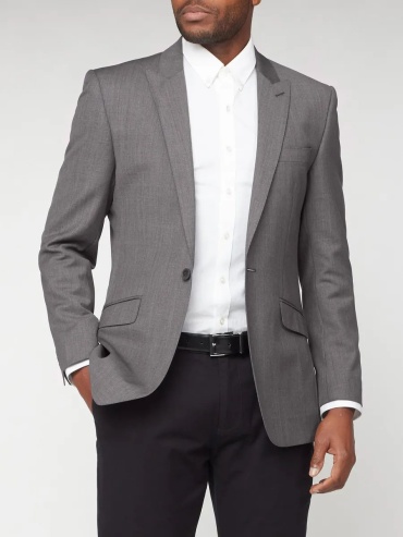 Пиджак однобортный Ben Sherman серый