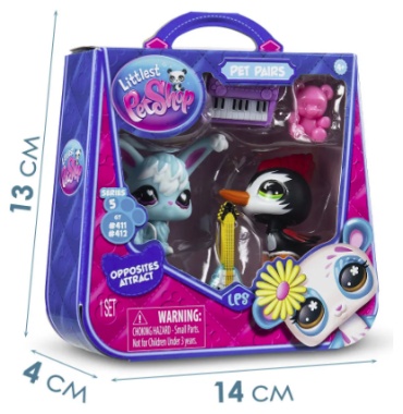 Набор Littlest Pet Shop Фигурки Дятел и Кролик