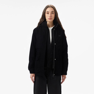 Зимняя куртка LACOSTE черный