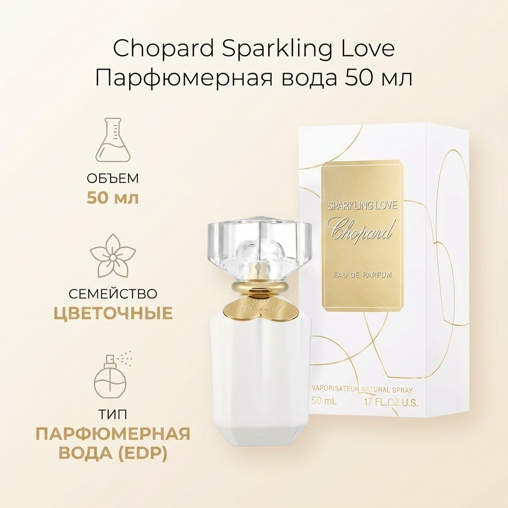 Chopard Sparkling Love парфюмерная вода EDP 50 мл, для женщин
