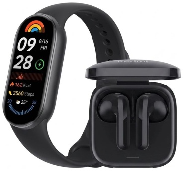 Xiaomi Smart Band 9 черный + подарок