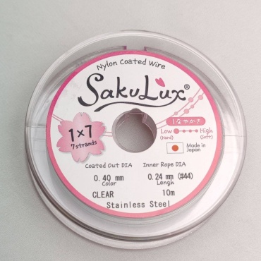 SakuLux проволока 10 м серебристый 1 шт