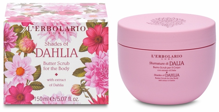 L'Erbolario скраб Shades of Dahlia Butter Scrub for the Body для тела 150 мл