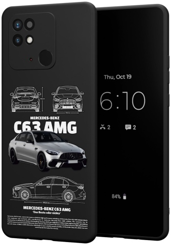 Чехол для Xiaomi C40, Redmi 10C рисунок