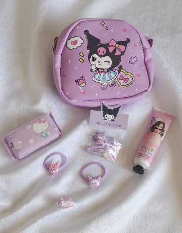 Kuromi Подарочный набор для девочки сумочка KUROMI с сюрпризом детский набор