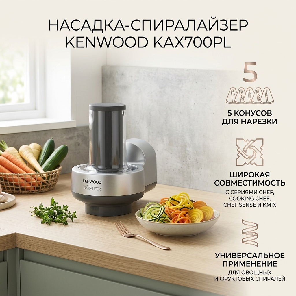 Насадка для кухонного комбайна KAX700PL KENWOOD