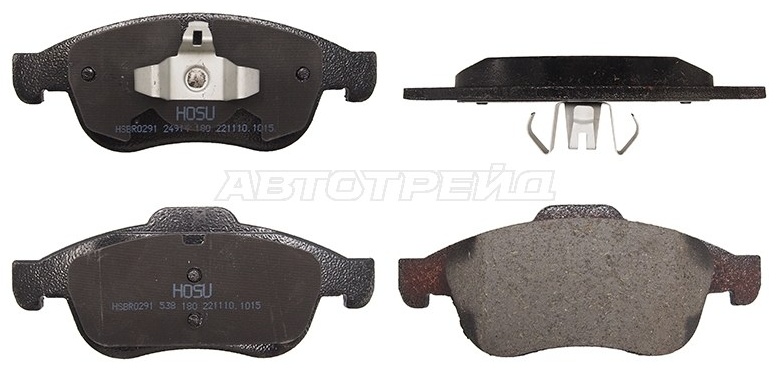 Колодки HOSU HSBR0291