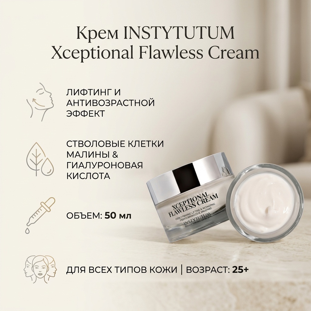 INSTYTUTUM крем Xceptional Flawless Cream для лица 50 мл