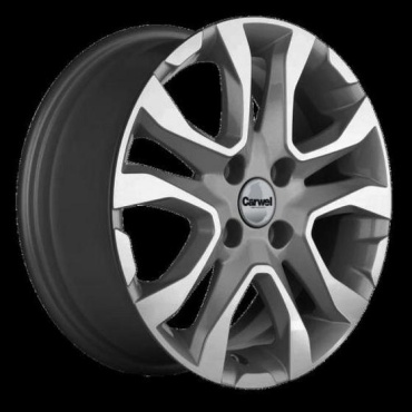 WorldWheels Carwel Тобол 1503 6x15/4x100 D60.1 ET40 4 диска графит, серый, черный