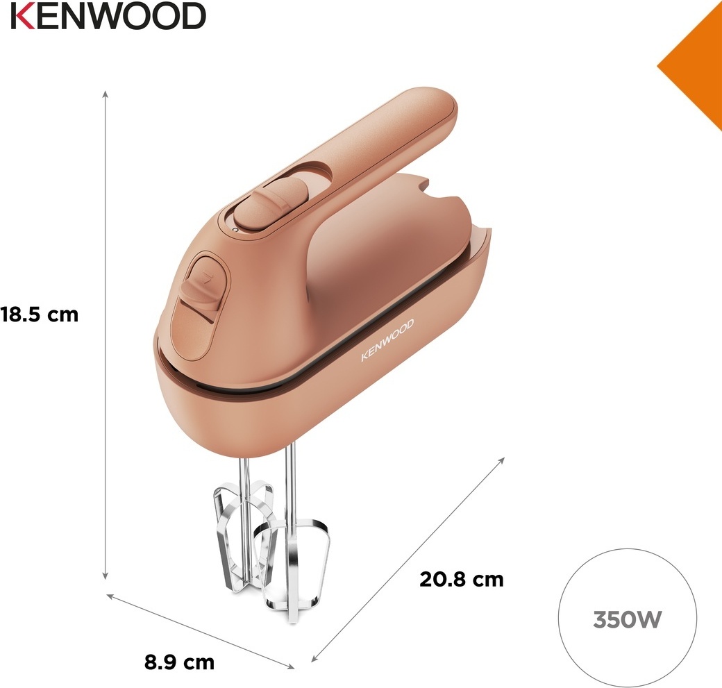 Миксер KENWOOD Quickmix Go Collection HMP40.000RD коричневый — фото 6