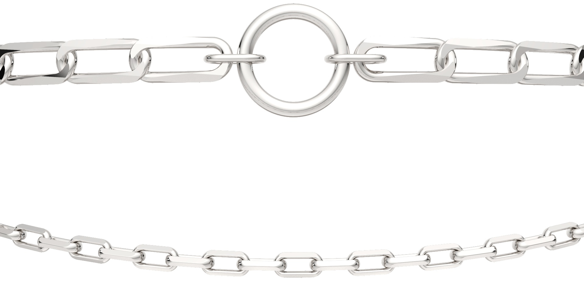 Колье Lucente Silver NEC-LU-925-04516-38 длина 38 см вес 12.41 г серебро, без вставок