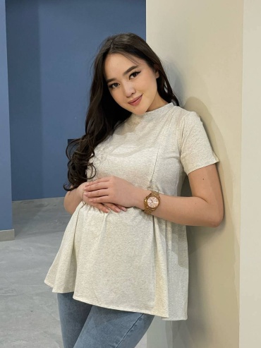 Футболка светло-серый