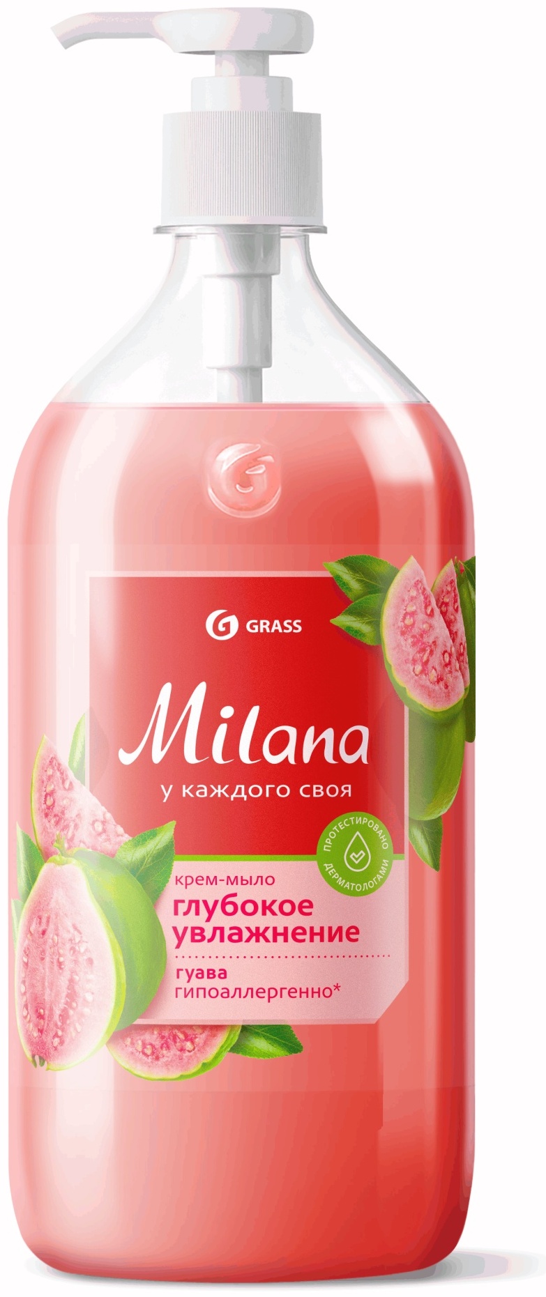 Жидкое мыло туалетное Grass Milana Гуава Гуава 1000 мл