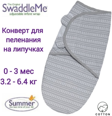 Пеленка-кокон Swaddle baby Елочка, 1 шт, 50x70 см