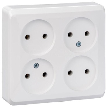 Systeme electric накладная PA16-205B, электрический цвет белый