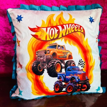 Подушка декоративная 40x40 см, Машина