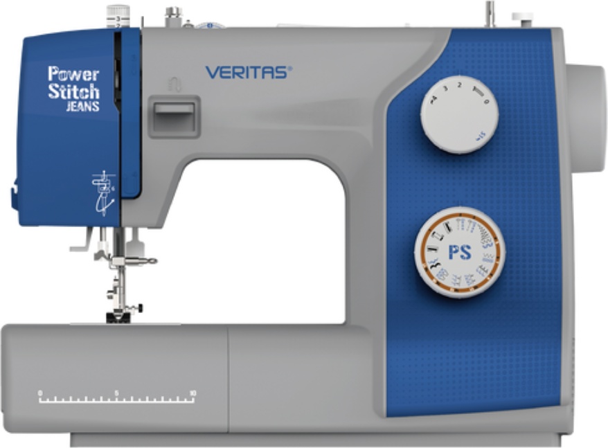 Швейная машина Veritas Power Stitch JEANS серый, синий