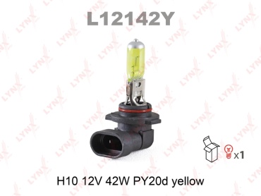 LYNXauto L12142Y галогенная H10, 1 шт