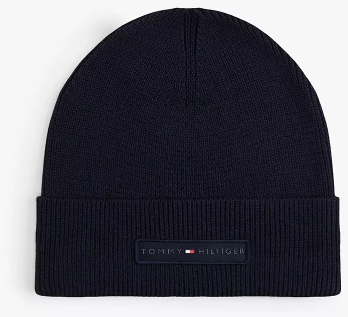 Шапка Tommy Hilfiger размер универсальный, темно-синий