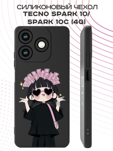 Чехол для TECNO Spark 10, Spark 10C рисунок