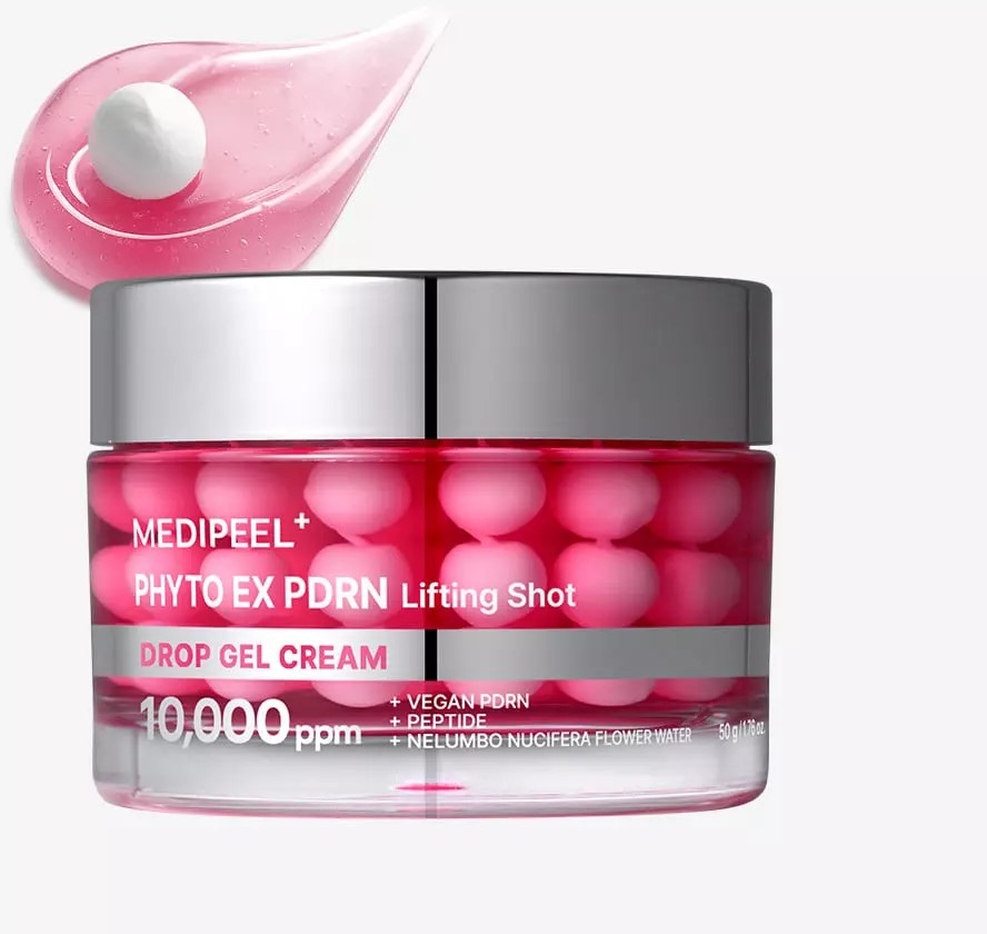 MEDI-PEEL крем-гель Phyto EX PDRN Lifting Shot Drop Gel Cream Капсульный Крем-Гель с Пептидами ПДРН и Микроиглами 50ml для лица 50 мл, фото 2