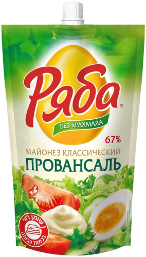 Майонез Ряба провансаль 67% 410 г