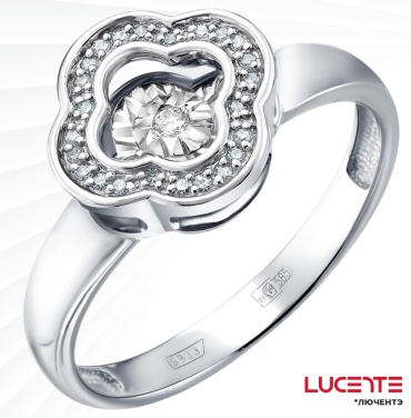 Lucente Бриллианты Якутии 01-02446-03-001-02-03_175 размер 17.5 вес 2.99 г золото, бриллиант