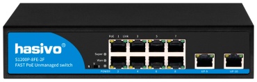 Коммутатор Hasivo S1200P-8F-2F