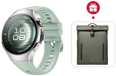 Huawei Watch 5 42 мм серебристый-зеленый + подарок