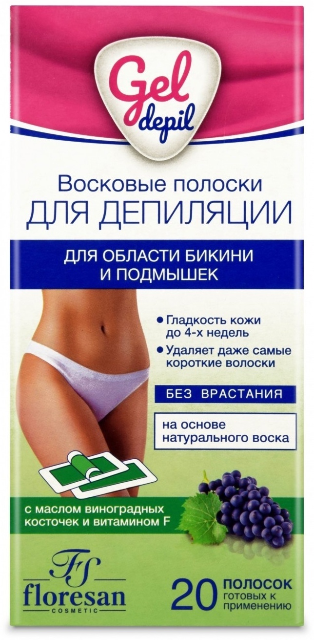 Floresan Ф-603 средняя восковые полоски 100 г