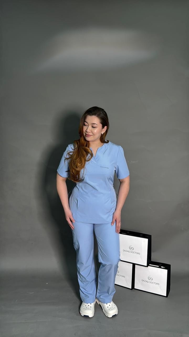 Спецодежда для женщин Qazaq Doctors голубой