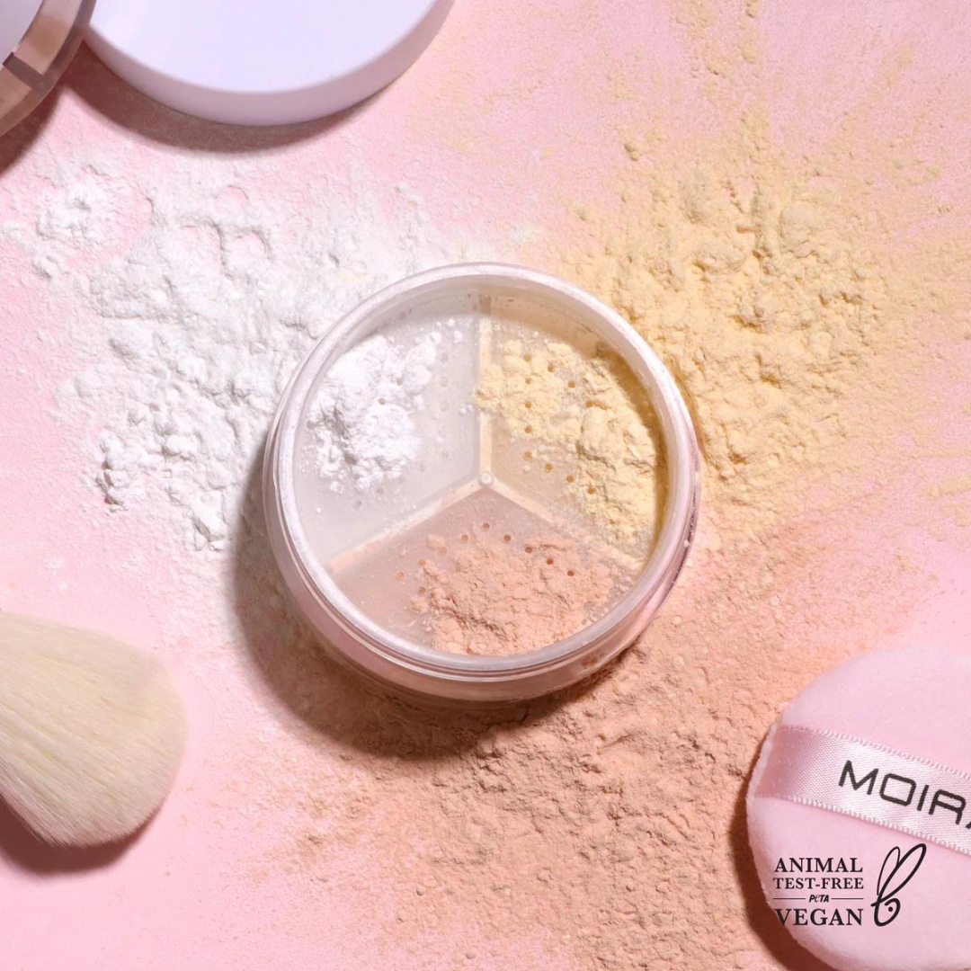 Пудра MOIRA Рассыпчатая пудра Moira Set & Correct Loose Setting Powder рассыпчатая 002, Translucent белый