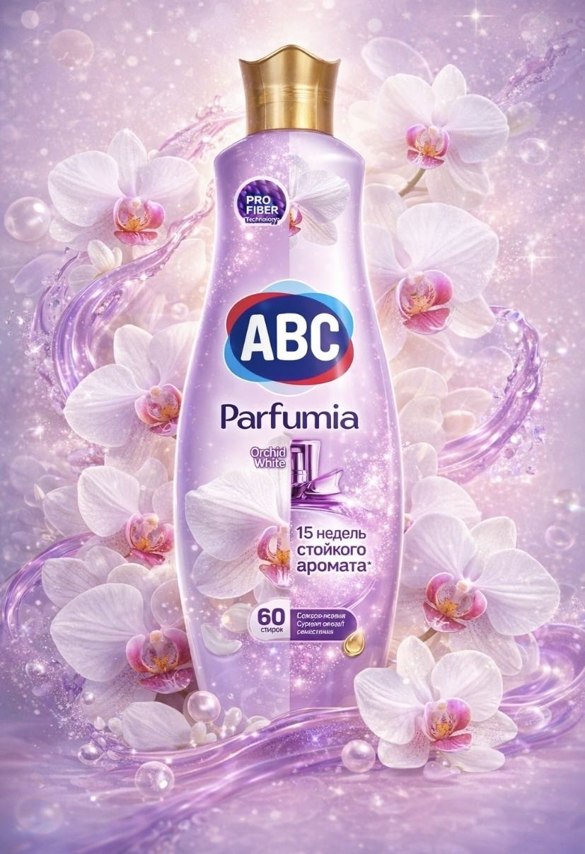 Кондиционер для белья ABC Orchid White 1,44 л