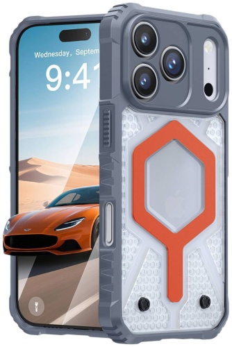 Чехол для Apple iPhone 17 Pro серый