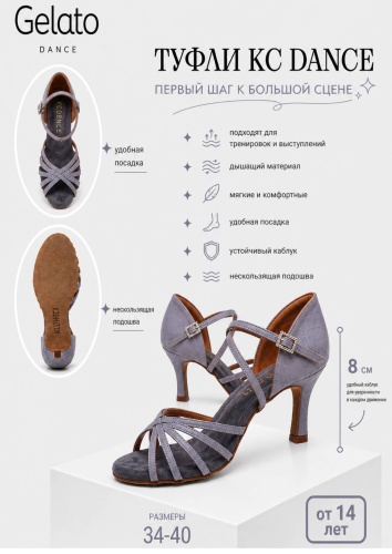 Туфли Gelato сиреневый