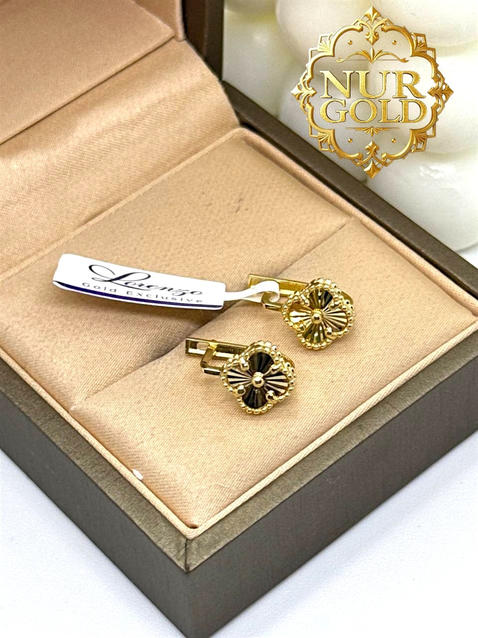 Серьги Sabina Gold NUR-SRG-016 вес 2.45 г золото, без вставок