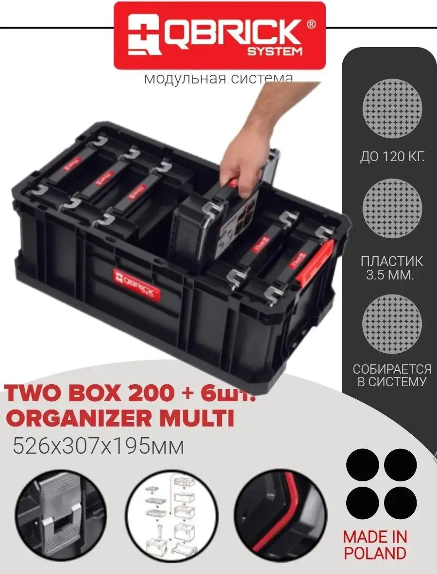 Ящик для инструментов 20x31x53 см, пластик