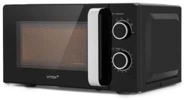 Vitek VT-MW0220 черный, прозрачный, хром