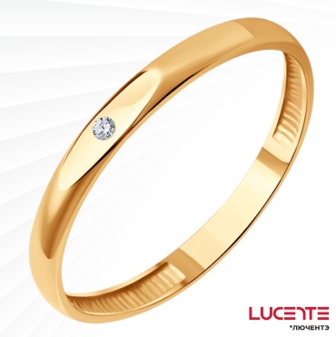 Lucente Бриллианты Якутии WED-LU-585-7876430478-175 размер 17.5 вес 0.743 г золото, бриллиант