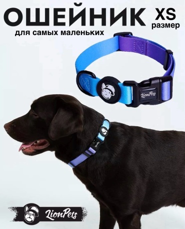 Lion Pets ошейник LPO-00500-6 xs для прогулки XS мультиколор