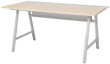 Стол компьютерный IKEA УТЕСПЕЛАРЕ, 160х80x68 см, бежевый