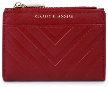 Кошелек CLASSIC & MODERN искусственная кожа красный