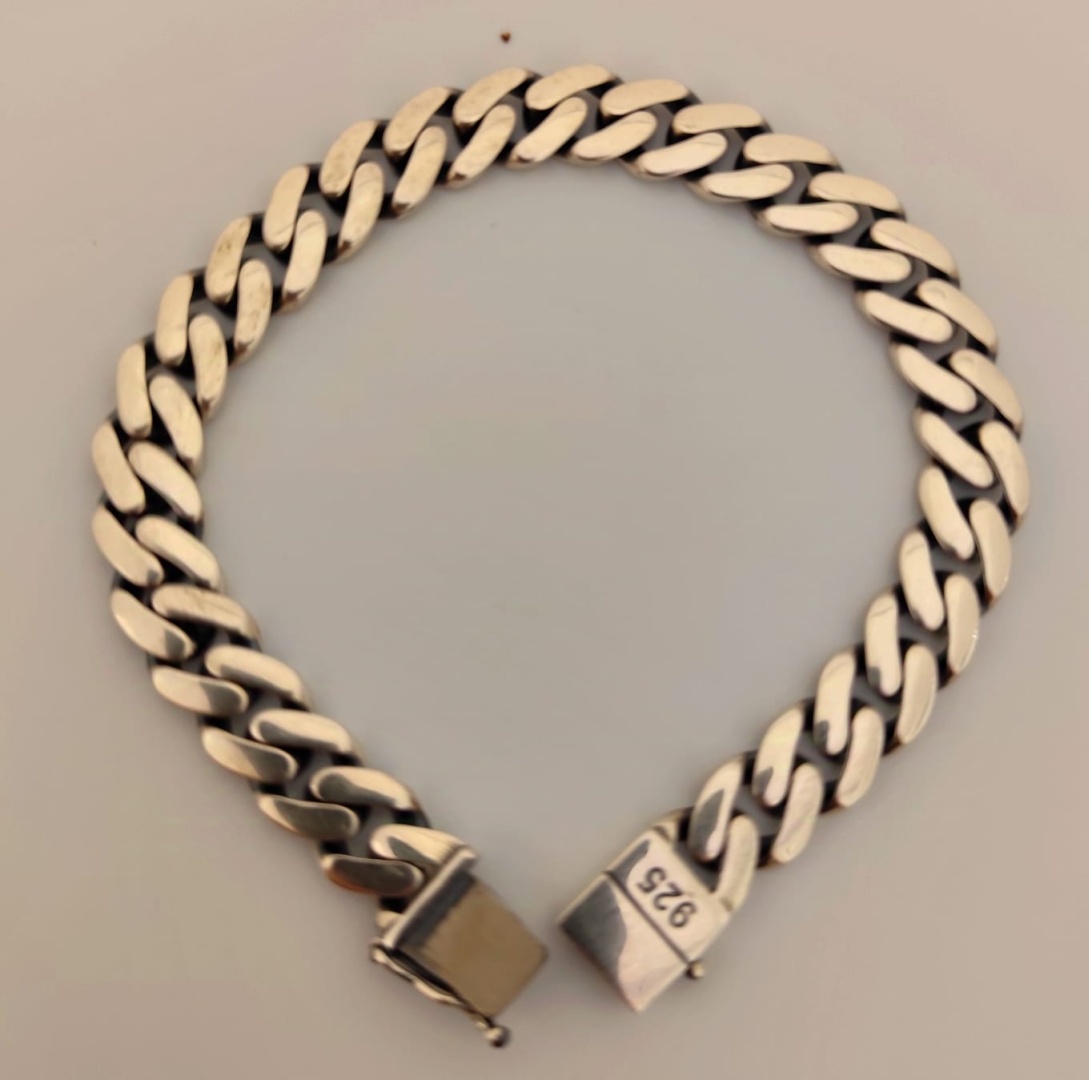 BEST JEWELER 876974385 длина 22 см, вес 33.11 г серебро, плетение панцирное