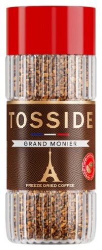 Кофе растворимый Tosside Grand Monier с ароматом апельсина и шоколада гранулированный 95 г
