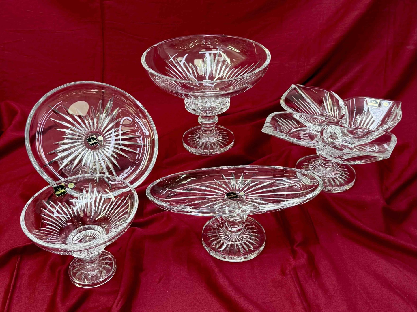 Bohemia Karol Crystal набор для сервировки Crystal Collection Skyline, хрусталь