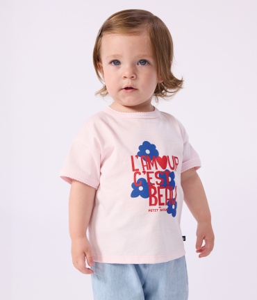 Футболка Petit Bateau розовый