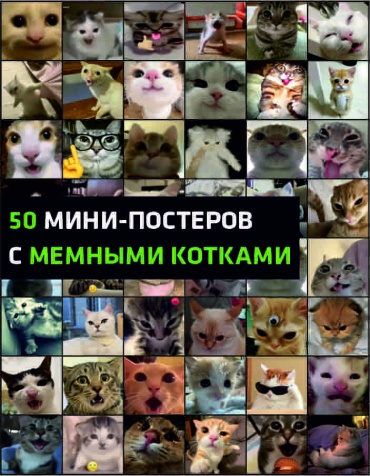 Постер мини постеры с местным котятами 10x10 см