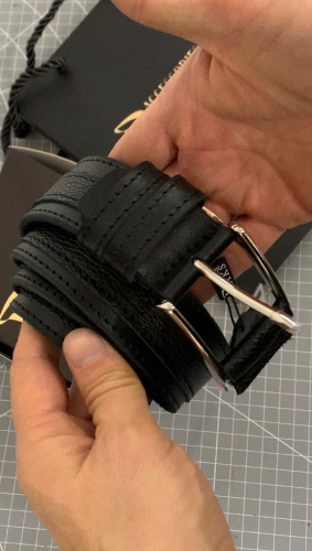 Ремень BAKS ACCESSORIES натуральная кожа 110 см черный
